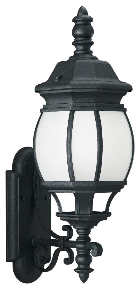 Wynfield 1-Light Outdoor Wall Lantern, Black