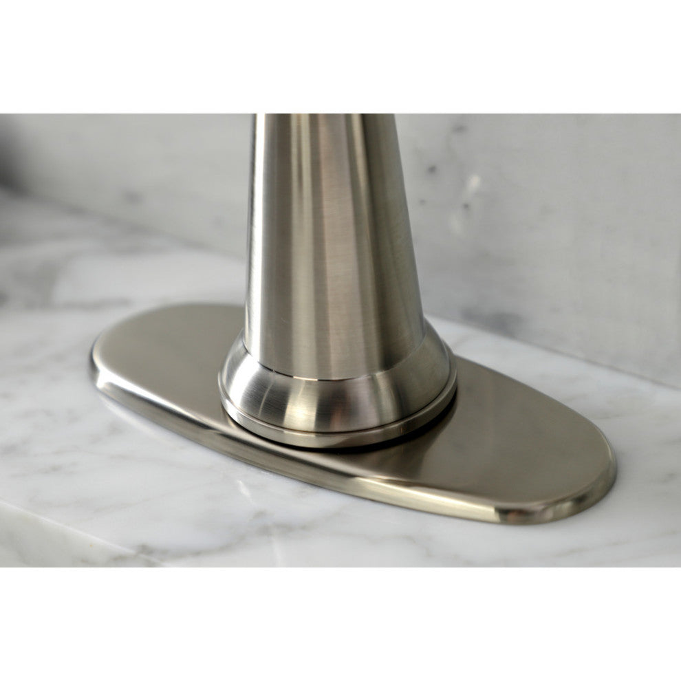 KSD154KLBN Single-Handle Bathroom Faucet With Push Pop-Up, Brushed Nickel