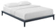 Lodge King Wood Platform Bed Frame