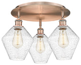 Innovations Cindyrella 3 19.75" Flush Mount Antique Copper