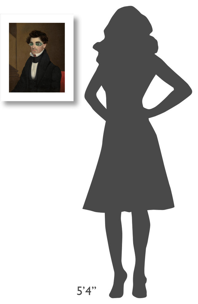 "Nathaniel Olds, 1837" Digital Paper Print by Jeptha Homer Wade, 15"x18"