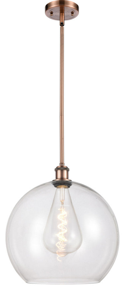 Innovations 516-1S-AC-G122-14 1-Light Pendant, Antique Copper