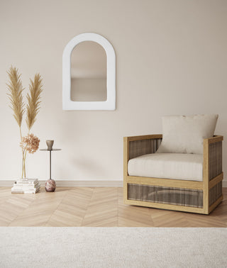 Thea Mediterranean Arched Mirror, 24x35