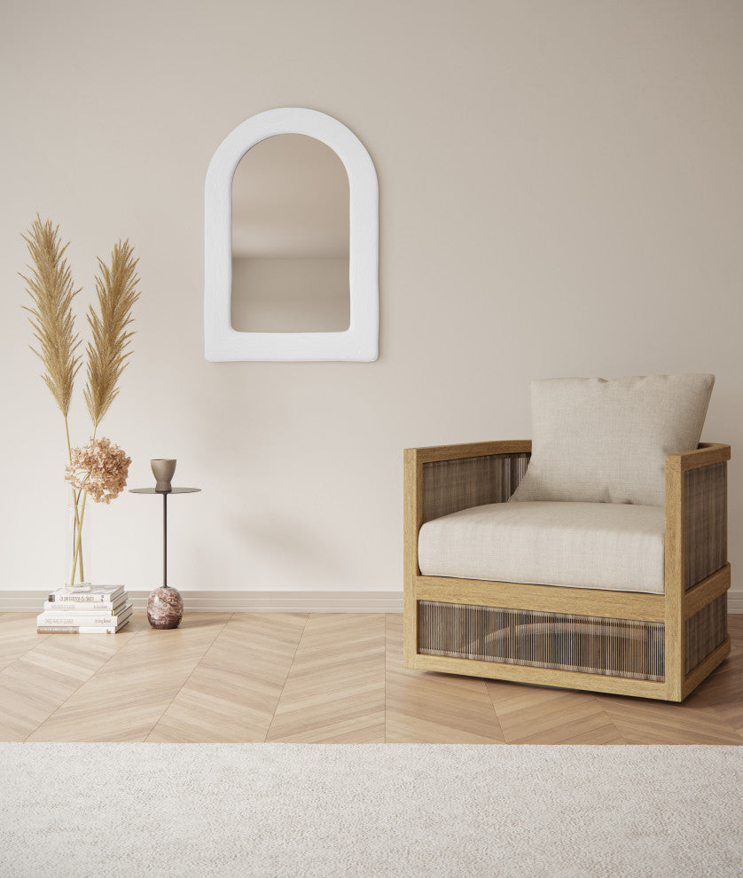 Thea Mediterranean Arched Mirror, 24x35