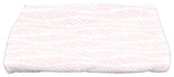 Rolling Waves, Geometric Print Bath Towel, Pink