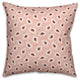 Paisely Pattern, Pink Outdoor Throw Pillow, 20"x20"