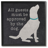 Guests Approved by Dog Family Pet Welcome Greeting,1pc, each 12 x 12