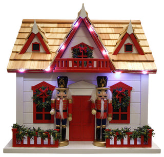 Nutcracker House With LED Lights