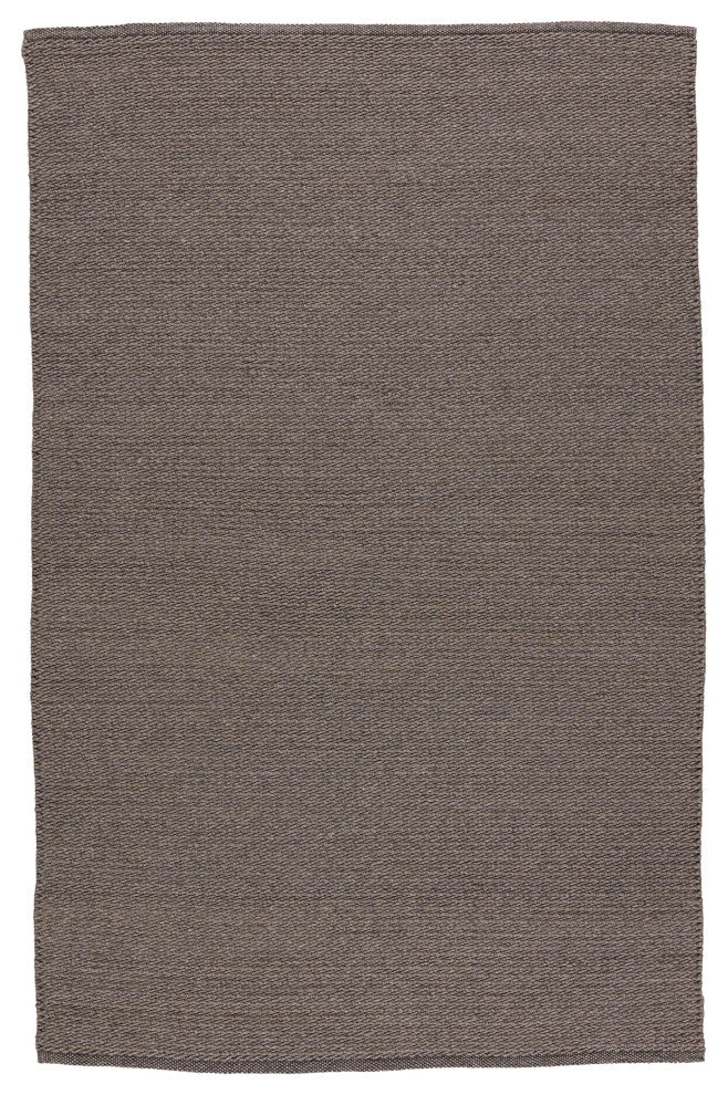 Jaipur Living Ryker Indoor/ Outdoor Solid Brown/ Gray Area Rug, 4'x6'