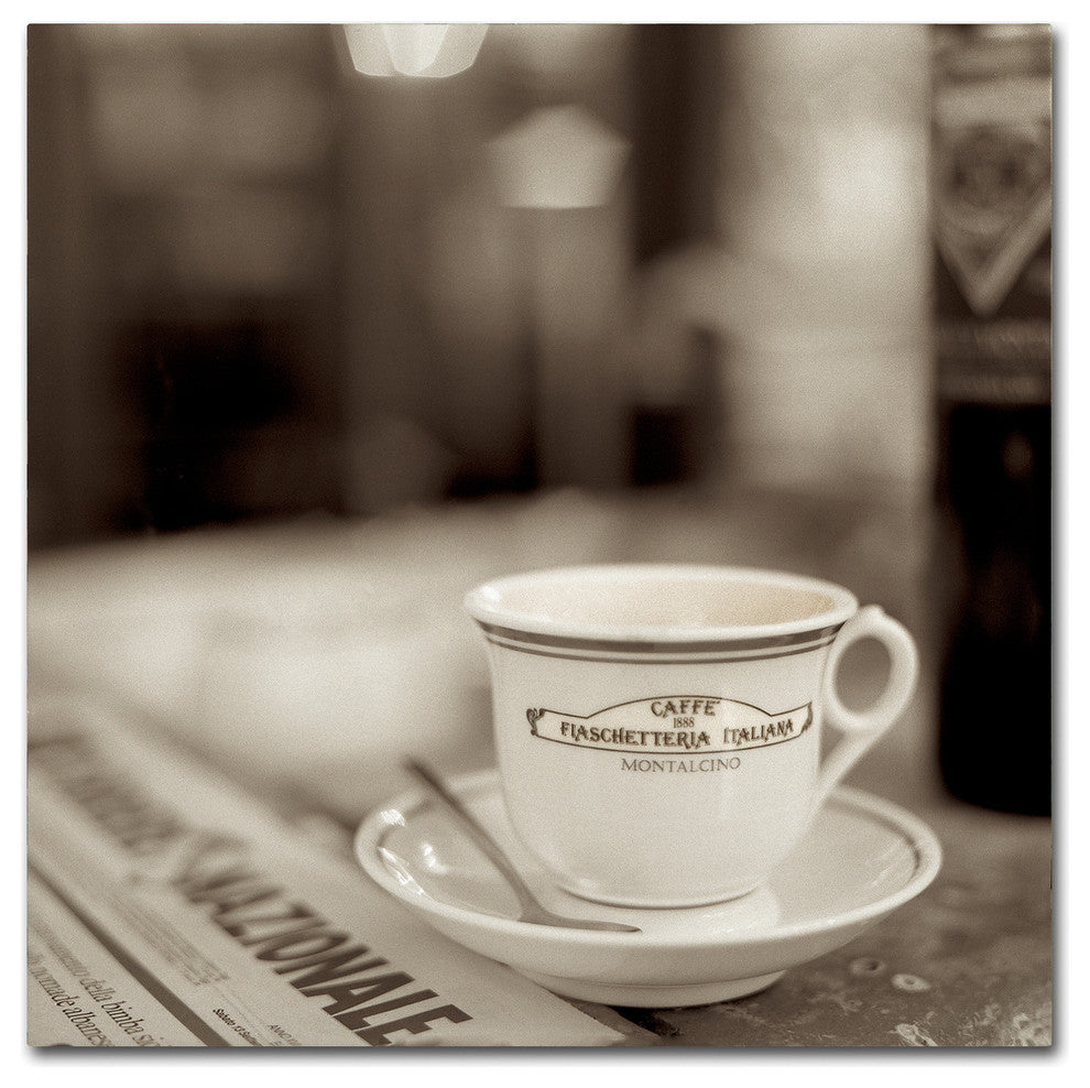 Alan Blaustein ''Tuscany Caffe II'' Canvas Art, 35x35