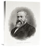 "Benjamin Harrison" Stretched Canvas Giclee, 17"x22"
