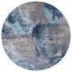 Ahgly Company Indoor Round Mid-Century Modern Area Rugs, 4' Round