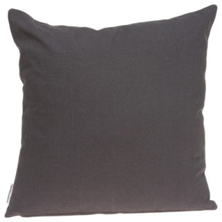 Parkland Collection Mudra Transitional Gray Pillow Cover With Poly Insert