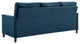 Sofa, Fabric, Navy Blue, Modern, Living Lounge Room Hotel Lobby Hospitality