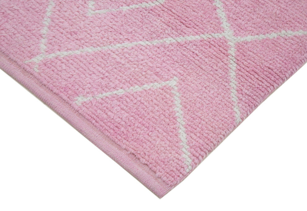 Rug N Carpet - Handmade Decorative 2' 11" x 9' 10" Moroccan Runner Rug
