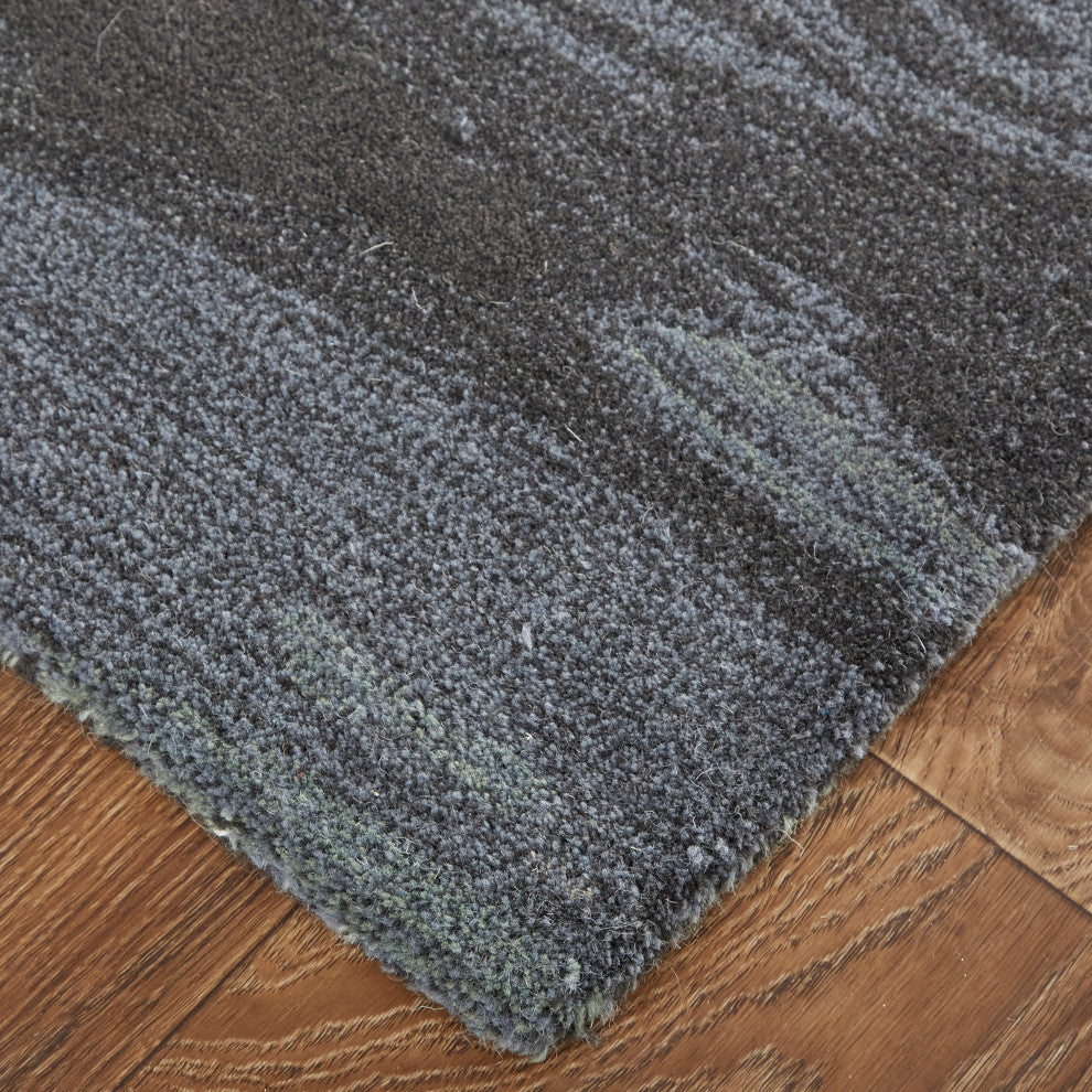 Weave & Wander Nakita Rug, Ice Green/Mist Blue, 10ft x 14ft Rug
