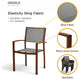HIGOLD Carlo Outdoor Dining Chairs for 8 Persons, Aluminumï¼ˆSet of 8ï¼‰