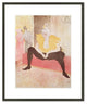 The Clowness Cha-U-Kao Seated, 1896 (colour litho)