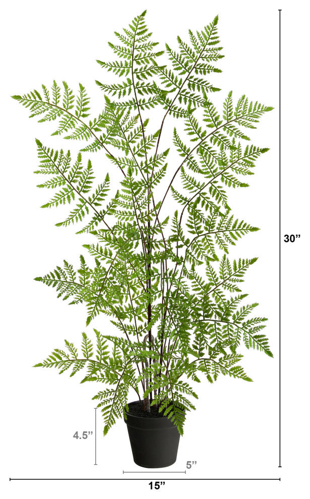 2.5' Ruffle Fern Artificial Tree