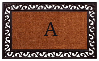 Rembrandt Monogram Doormat 18"x30", Letter A