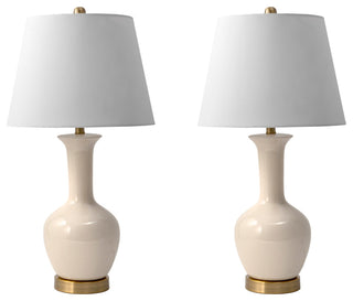 Nuloom Lora 27" Ceramic Table Lamp, Set of 2