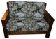 Barnwood Style Timber Peg Loveseat, Early American, Bradley Multi