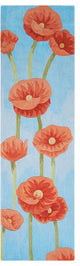 Nourison Contour Blue Area Rug, 2'3"x8'