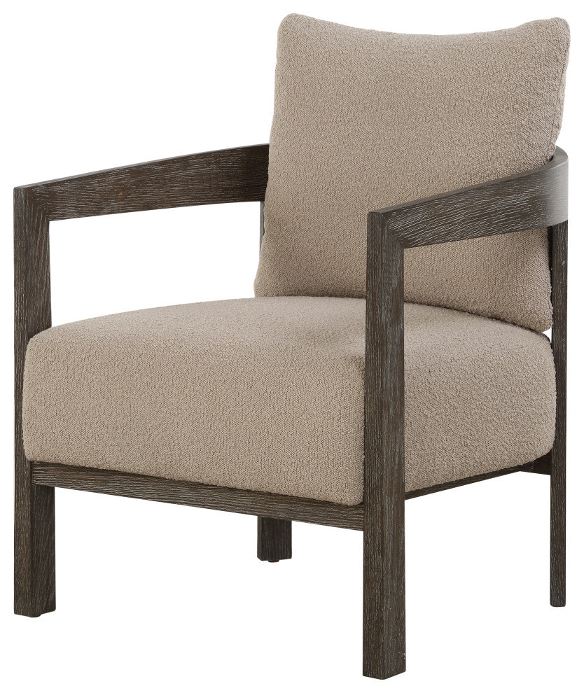 Uttermost Sienna Sand Fabric Accent Chair