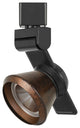 12W LED Track Fixture, Cone Rust