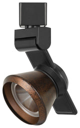 12W LED Track Fixture, Cone Rust