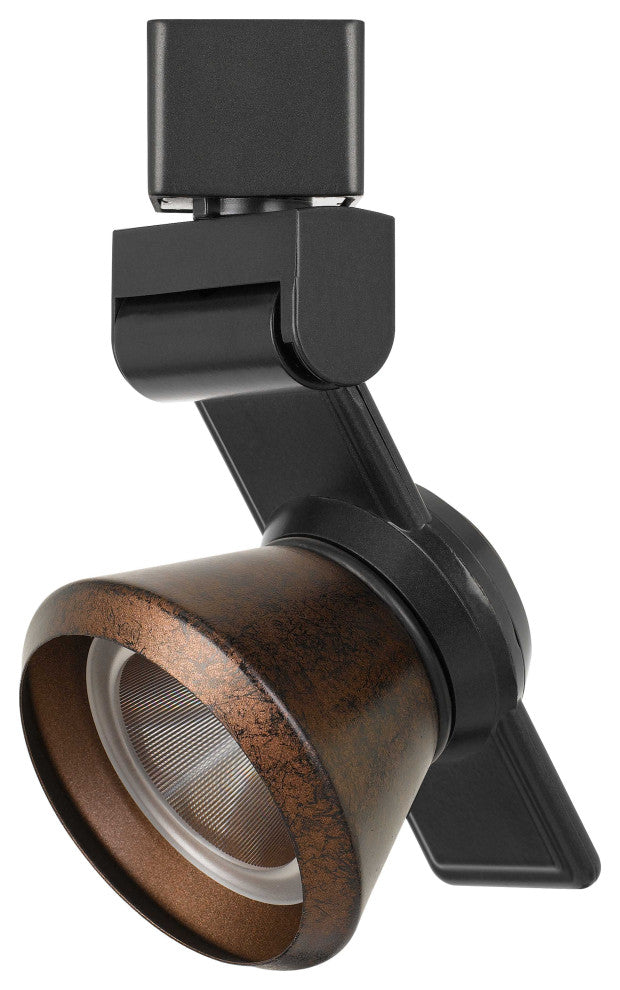 12W LED Track Fixture, Cone Rust