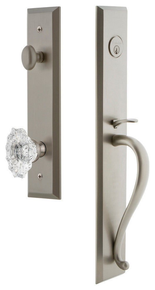 Fifth Avenue 1-Piece Dummy Handleset, S Grip and Biarritz Knob, 849303