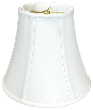 Royal Designs True Bell Basic Lamp Shade, V Notch Fitter, White, 7x14x11.5, Sing