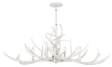 Brosh 6-Light Linear Chandelier, Antique White