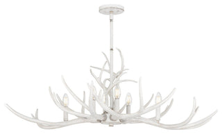 Brosh 6-Light Linear Chandelier, Antique White