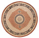 Mogul, One-of-a-Kind Hand-Knotted Area Rug Orange, 8'1"x8'1"