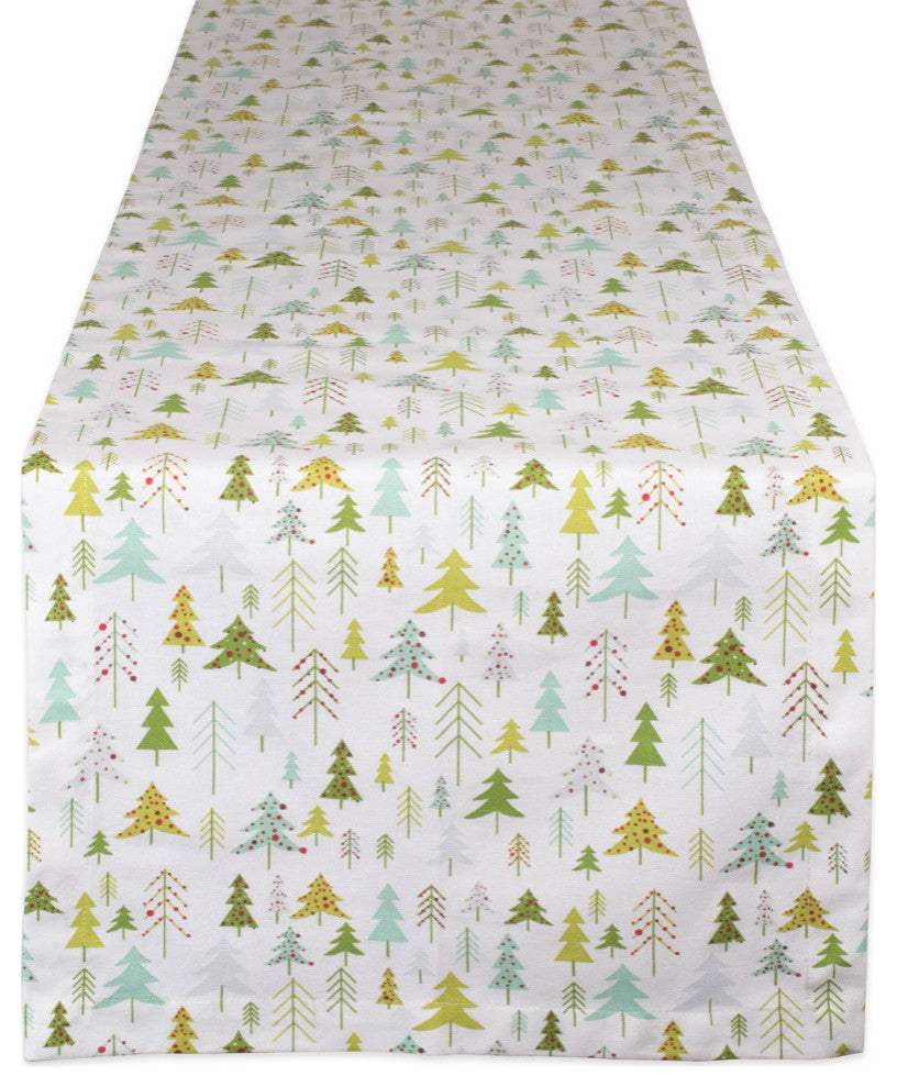 Holiday Woods Printed Table Runner 14"x72"