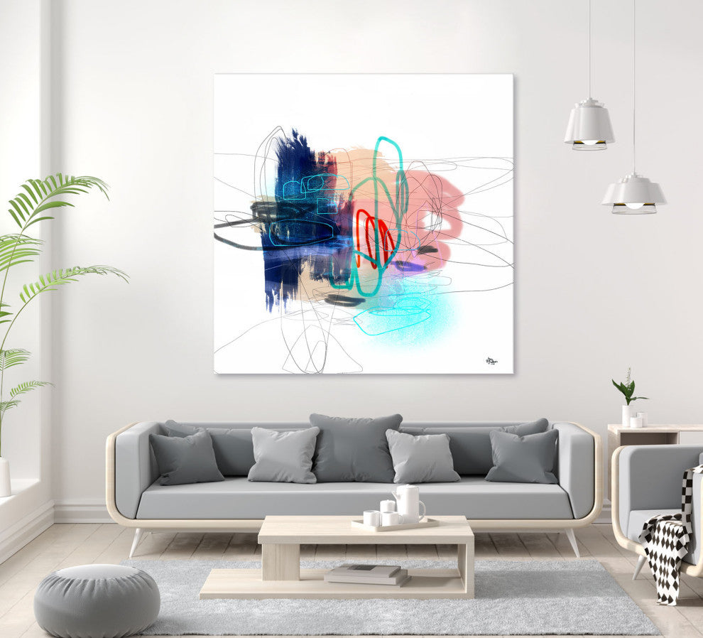 Loving Life III - 84 x 84 by Lisa Ridgers