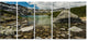 "Pond in Five Lakes Valley" Canvas Print, 5 Panels