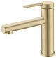 STYLISH Single Handle Modern Bathroom Faucet Basin Sink Faucet, Gold Finish