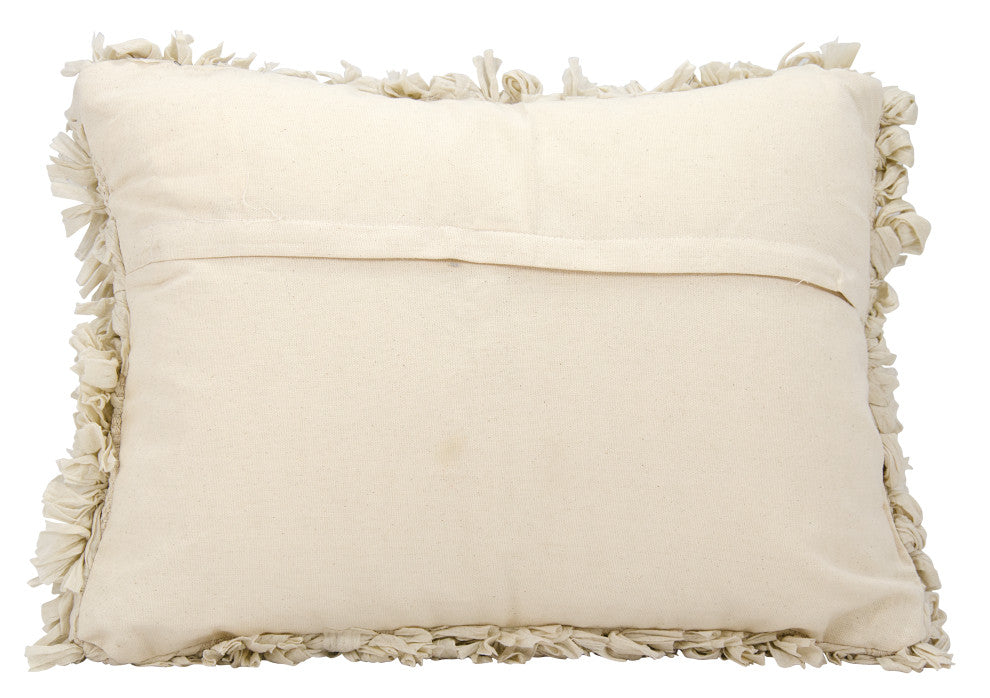 Nourison DL658 Throw Pillow, Beige, 14" x 20"