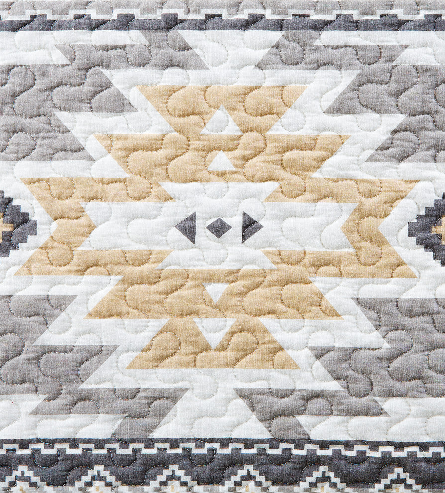 Desert Sage Reversible Quilt Set, 3 Piece, King