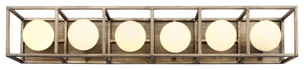 Varaluz Plaza 6-Lt Bath - Havana Gold/Carbon