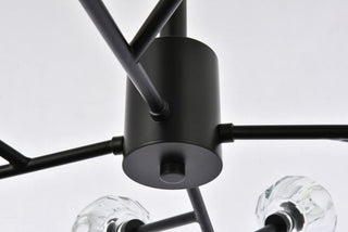 Elegant Lighting 3509D35 Graham 12 Light 35"W Multi Light Pendant - Gold /