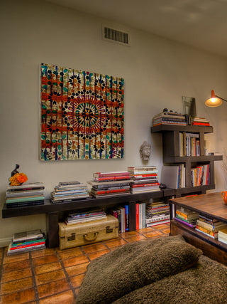 "Enchanted" Print on Natural Pine Wood, 32"x32"