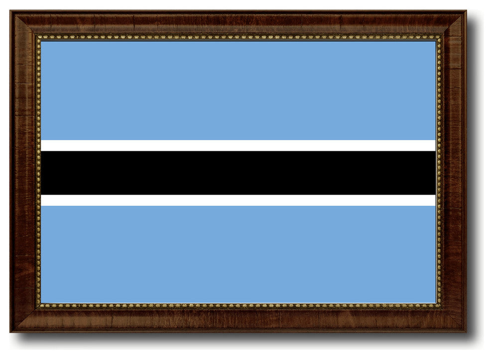 Botswana Country Flag Canvas Print, 19"x27"