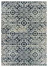 Oriental Weavers Bowen Navy/ Ivory Geometric Indoor Area Rug 3'10"X5'5"