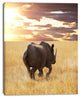 Giant Rhino under Bright Sky, African Wall Art Print, 30"x40"