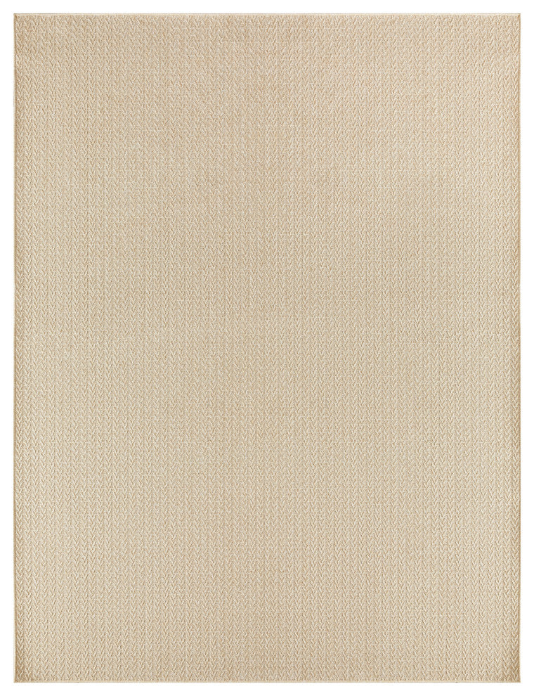 Nourison Tulum 10' x 14' Cream Outdoor Rug
