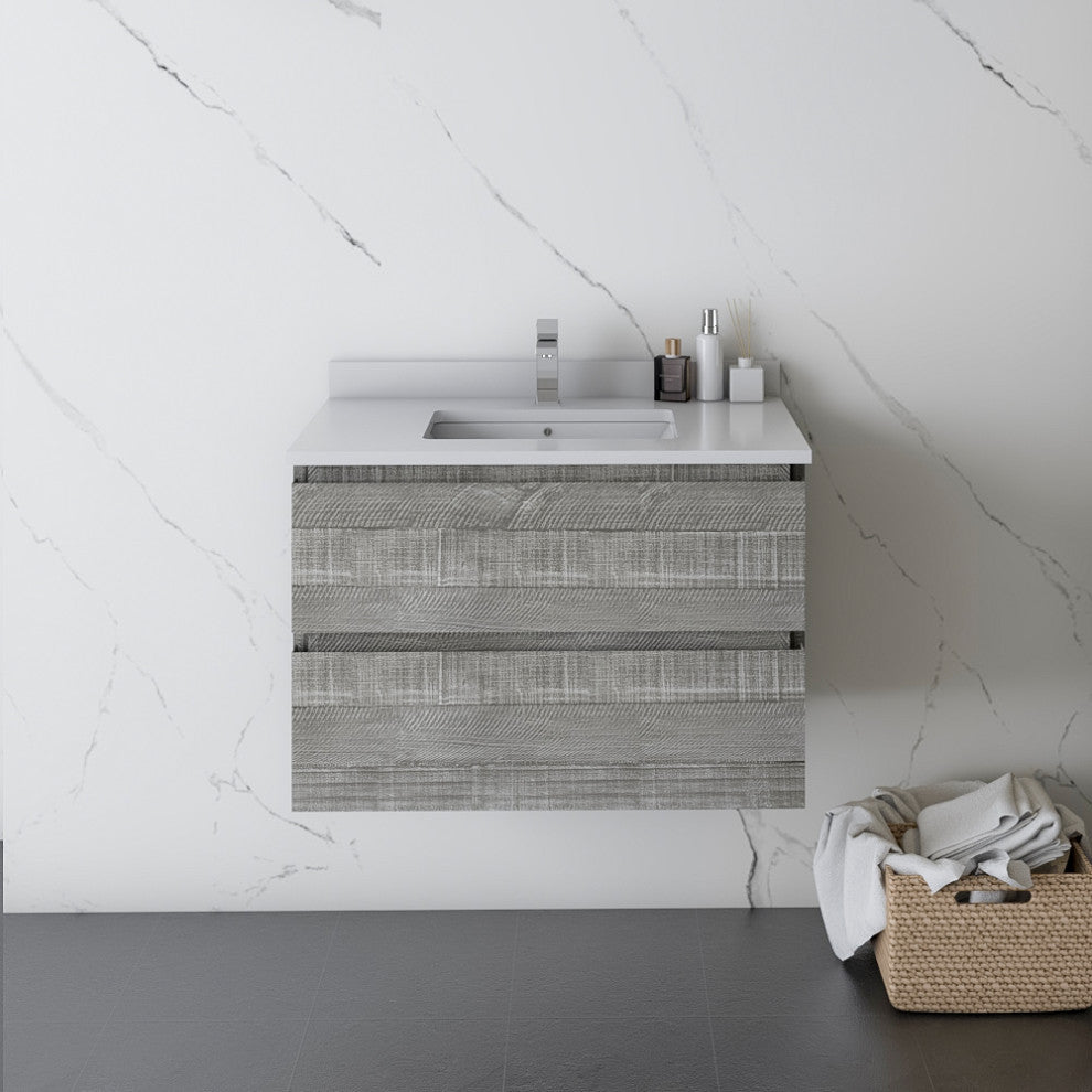 Fresca Formosa Wall Hung Modern Bathroom Cabinet